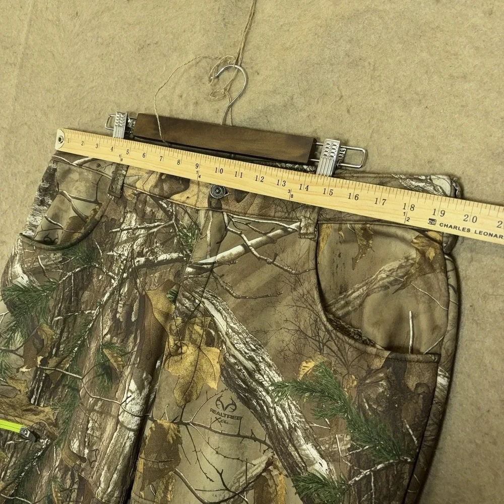 Under Armour Scent Control Realtree Hunting Pants Mens 2XL Camo‎ Fleece Lined